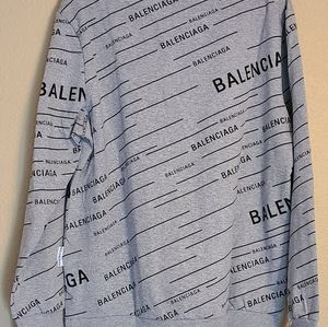 NWT Mens or Women's Balenciaga Long Sleeved Top Size XXL